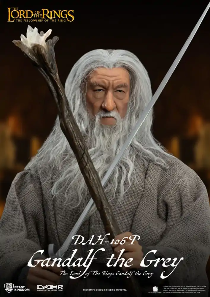 Lord of the Rings Dynamic 8ction Heroes akčná figúrka 1/9 Gandalf the Grey 21 cm termékfotó