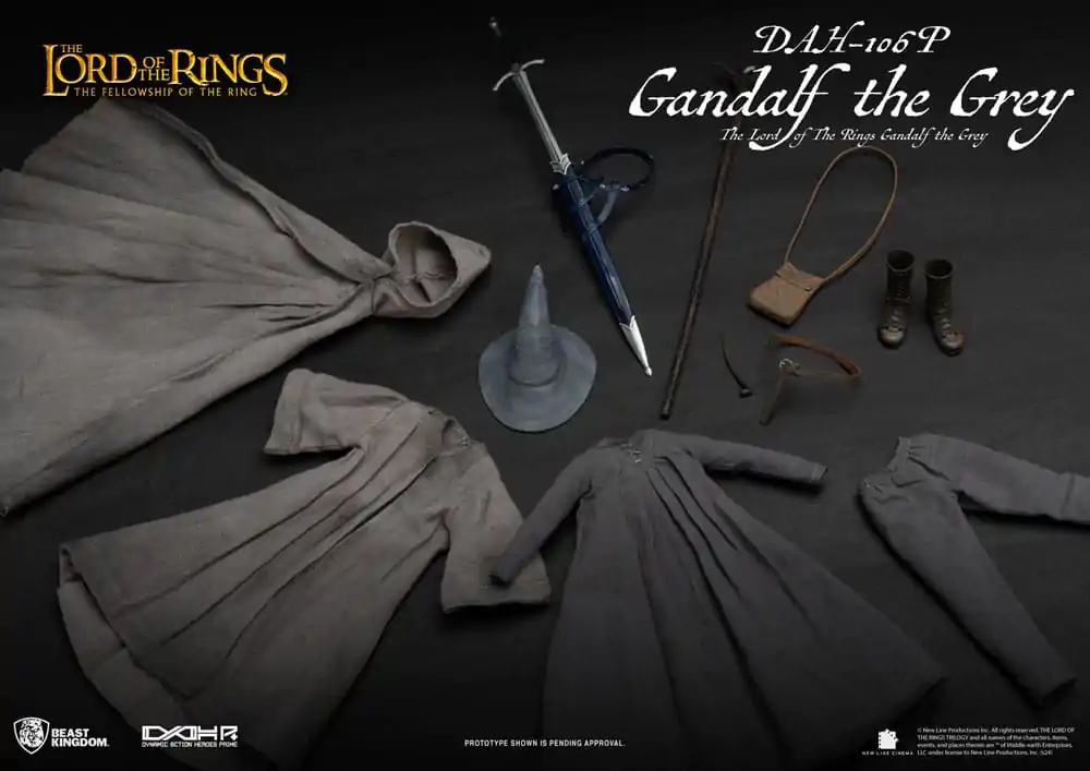 Lord of the Rings Dynamic 8ction Heroes akčná figúrka 1/9 Gandalf the Grey 21 cm termékfotó