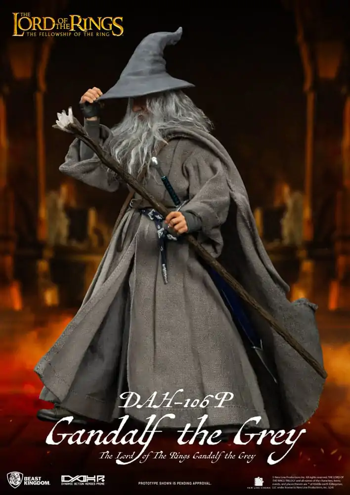 Lord of the Rings Dynamic 8ction Heroes akčná figúrka 1/9 Gandalf the Grey 21 cm termékfotó