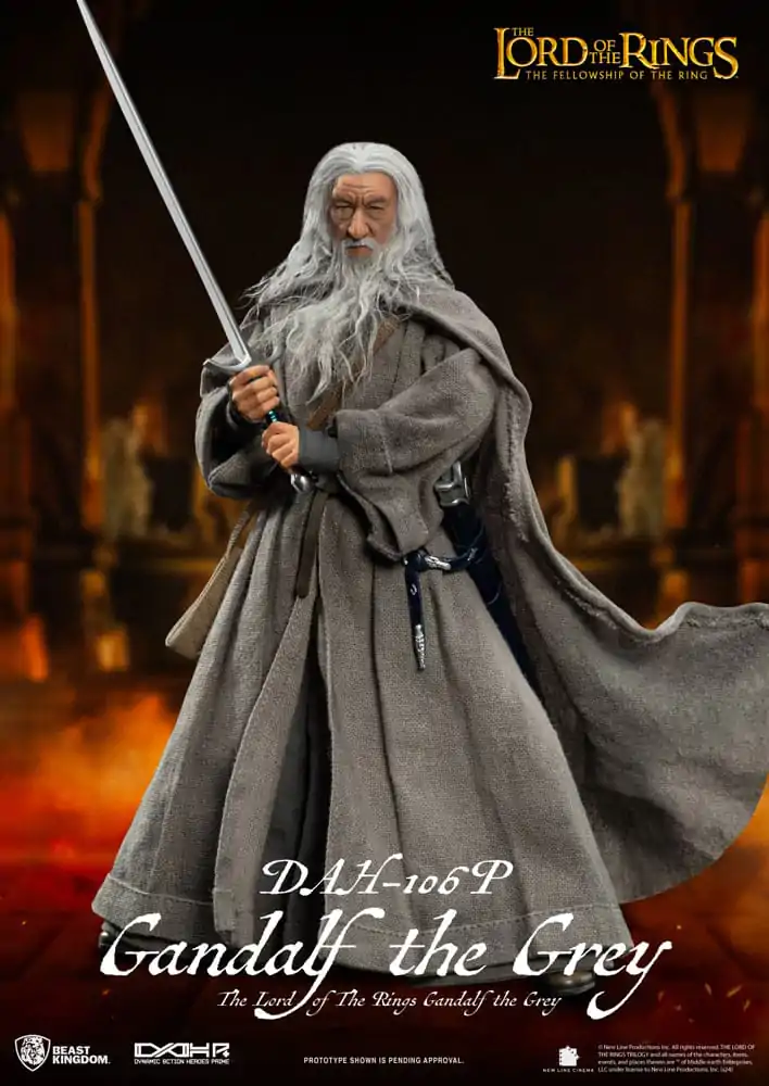 Lord of the Rings Dynamic 8ction Heroes akčná figúrka 1/9 Gandalf the Grey 21 cm termékfotó