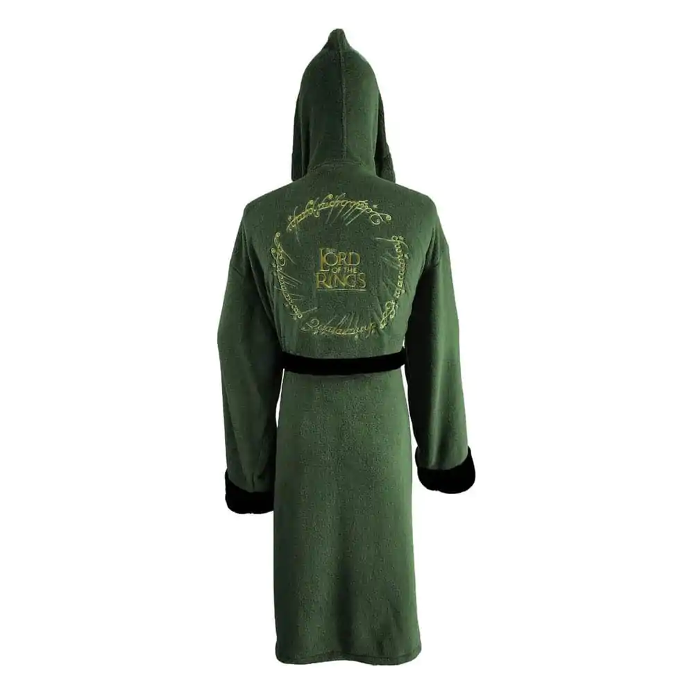 Lord of the Rings Fleece Bathrobe, zelená zelená a zlatá, S termékfotó