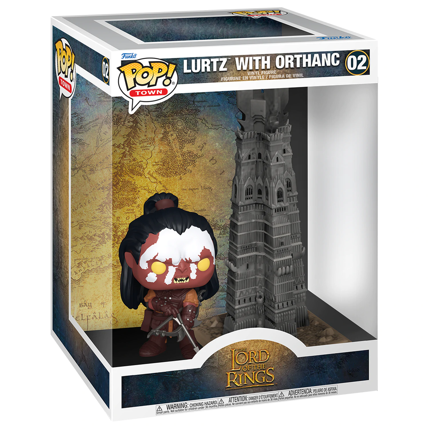 Lord of the Rings Funko POP! Town Vinyl figúrka Lurtz s vežou produktová fotografia