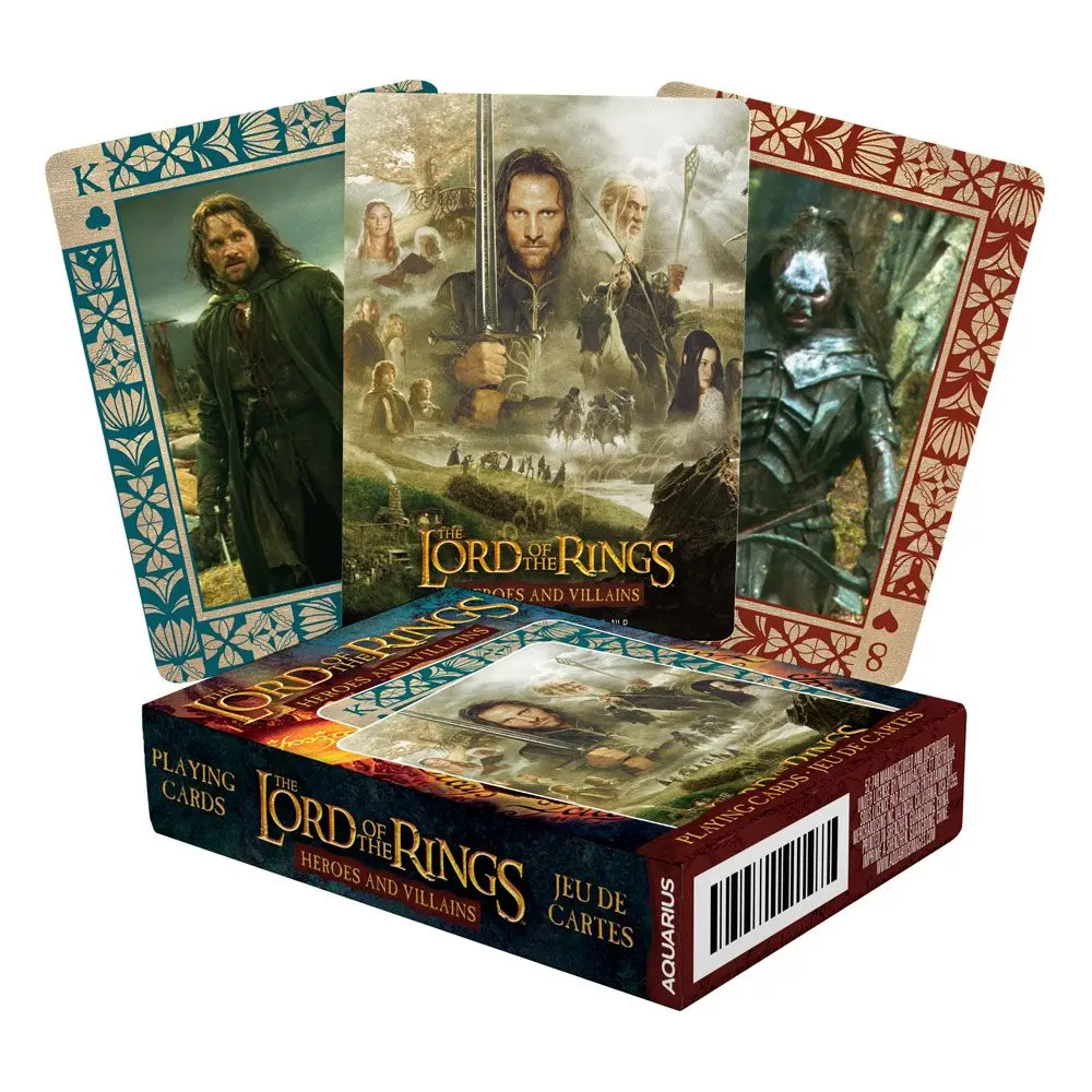 Lord of the Rings Playing Cards Heroes and Villains termékfotó