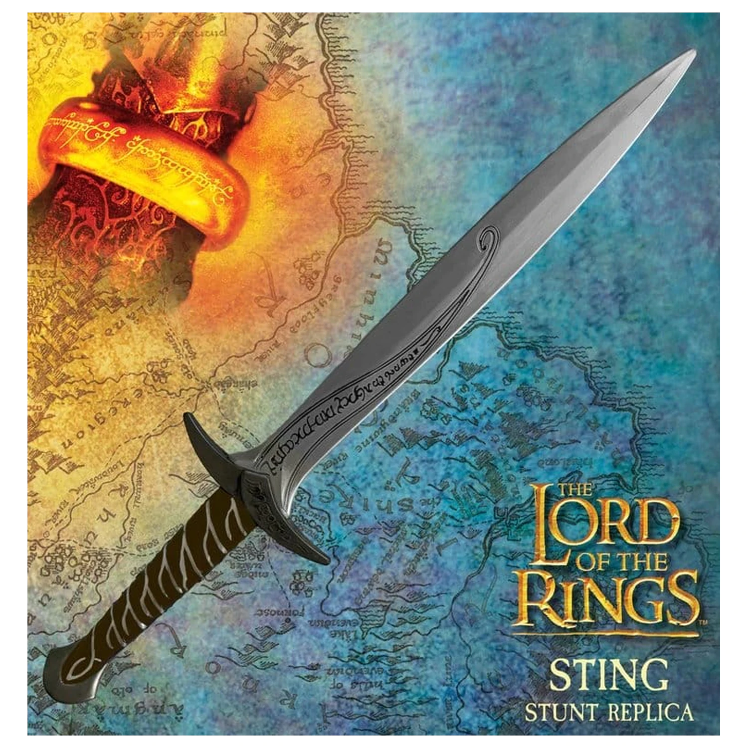 Lord of the Rings LARP Stunt rekvizita replika 1/1 Sting 56 cm produktová fotografia