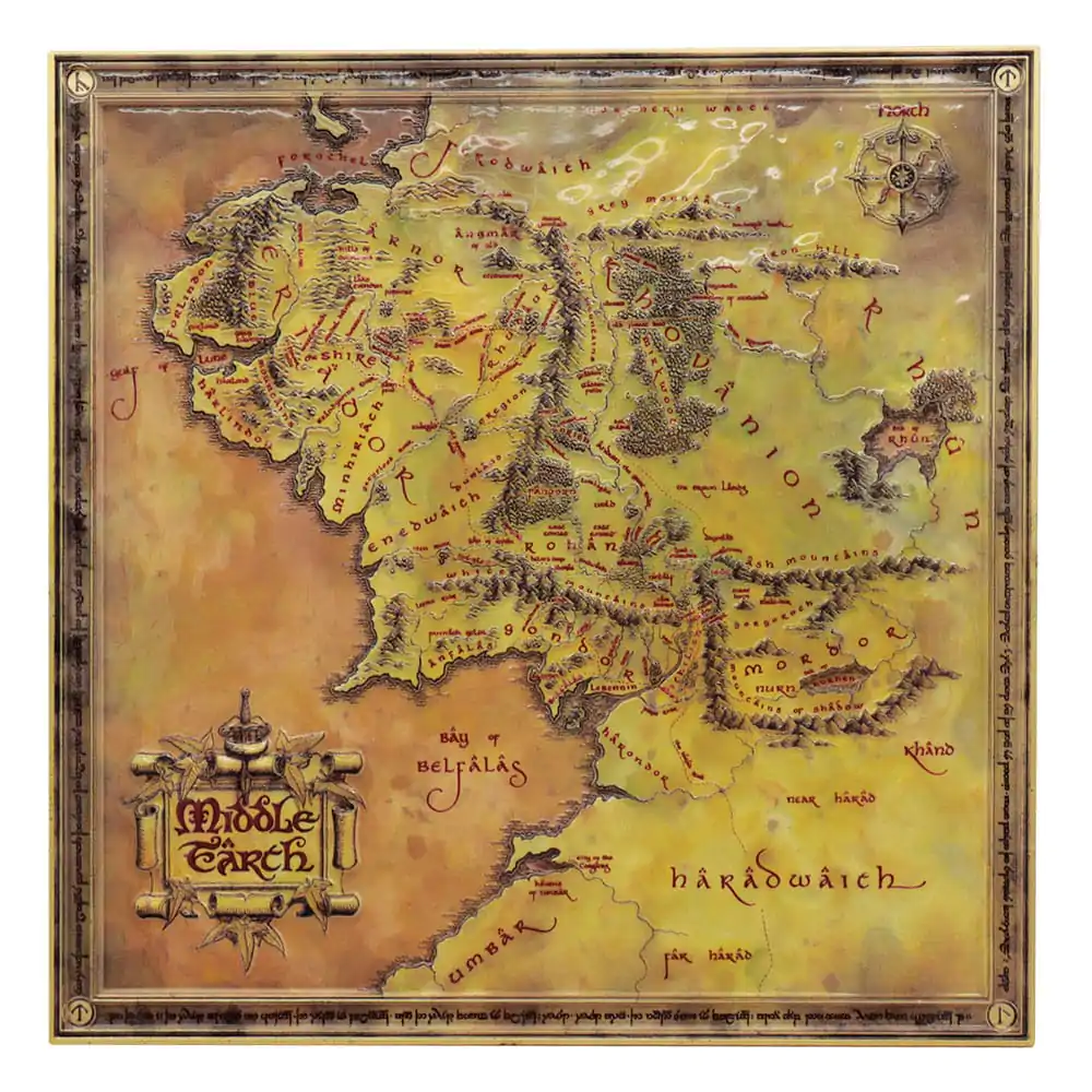 Lord of the Rings Replica Map Limitovaná edícia termékfotó