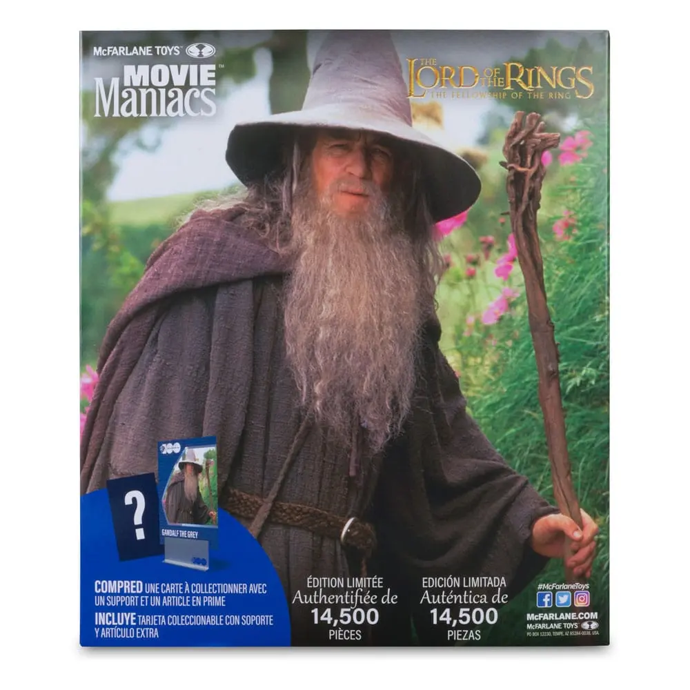 Lord of the Rings Movie Maniacs Action Figure Gandalf 18 cm produktová fotografia