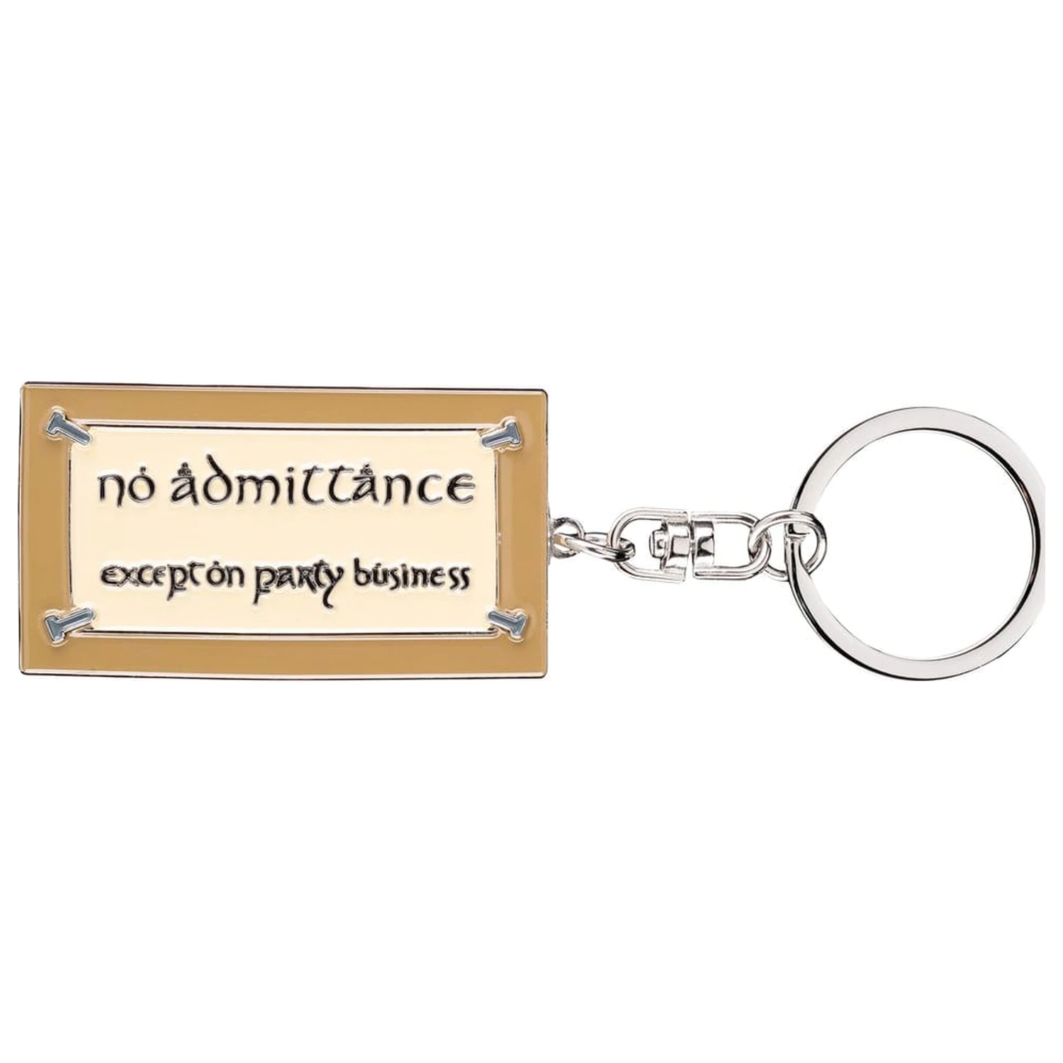 Lord of the Rings Keyring No Admittance Sign 6 cm produktová fotografia