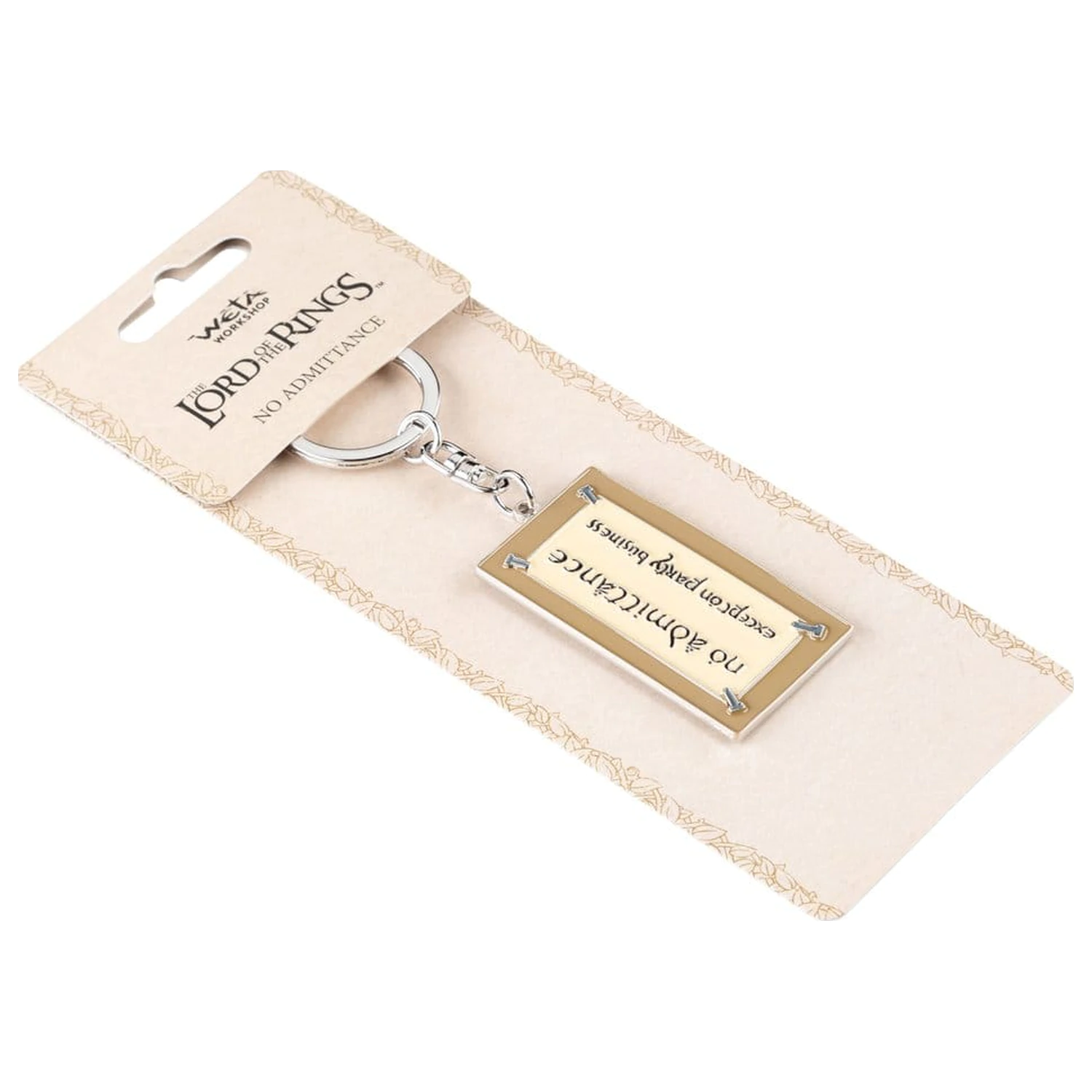 Lord of the Rings Keyring No Admittance Sign 6 cm produktová fotografia
