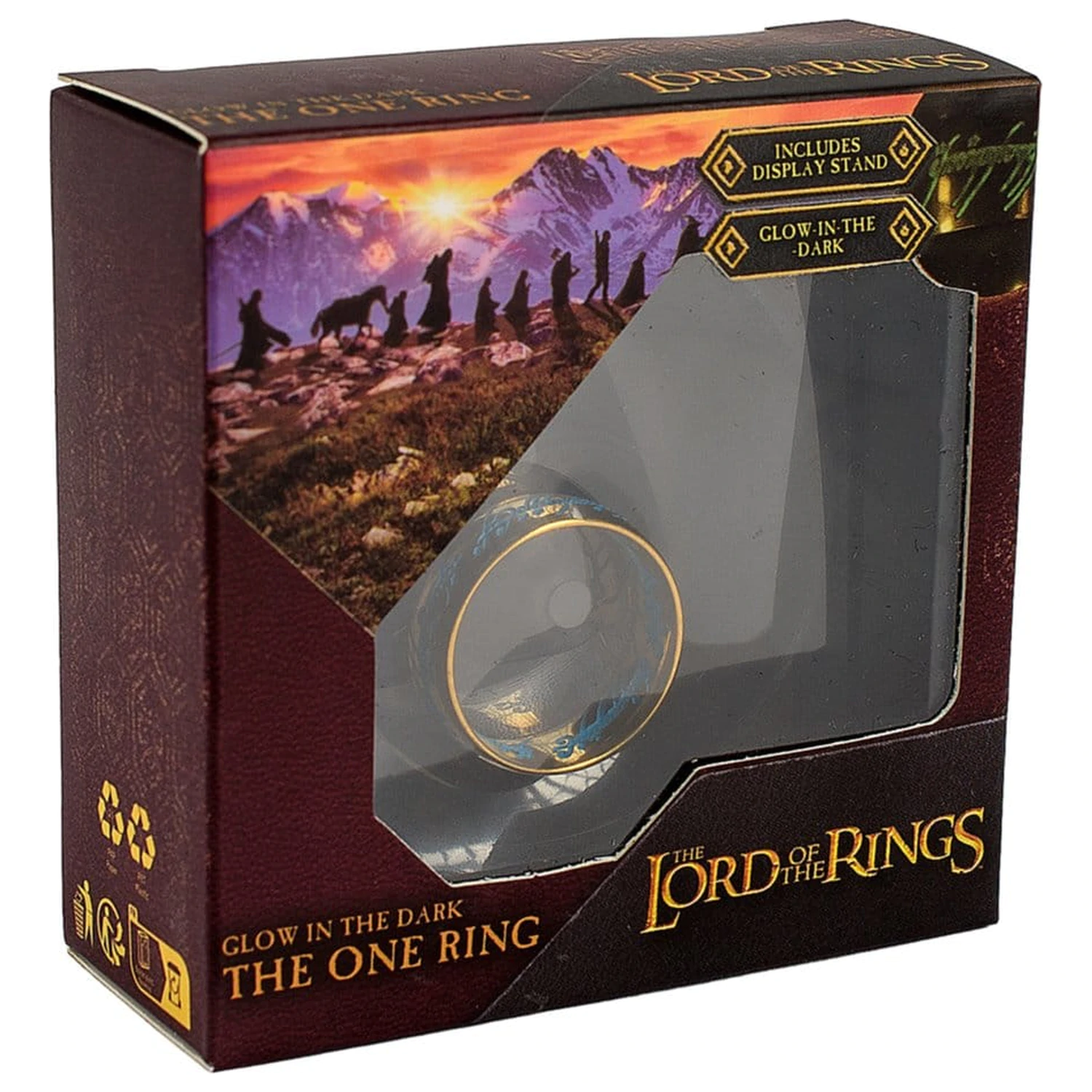 Lord of the Rings replika Jeden Prsteň svietiaci v tme produktová fotografia