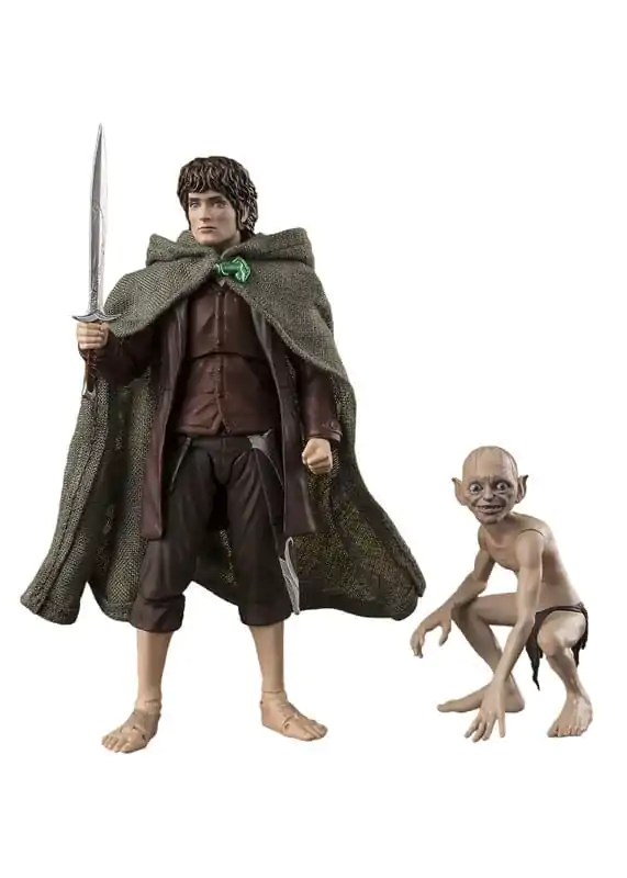 Lord of the Rings S.H. Figuarts akčná figúrka Frodo Baggins & Gollum termékfotó