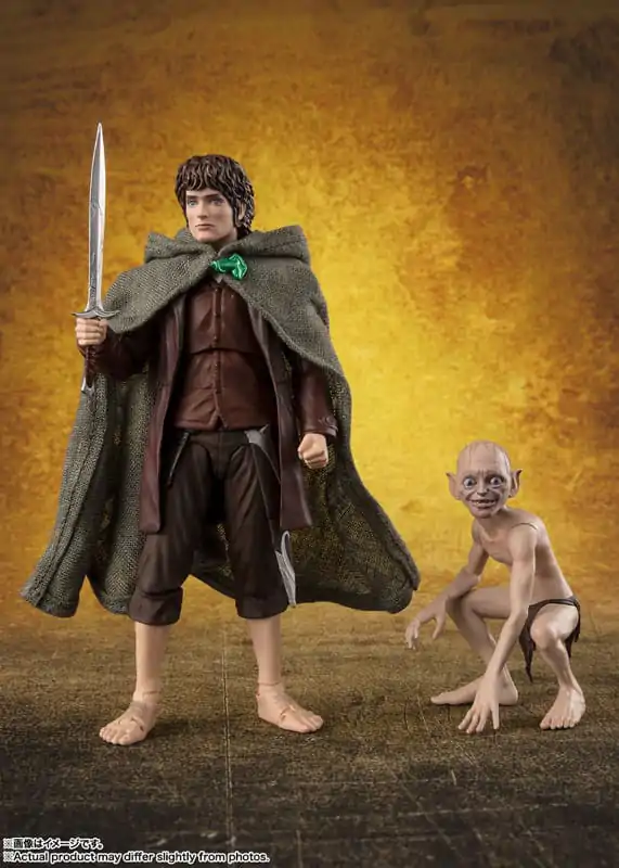 Lord of the Rings S.H. Figuarts akčná figúrka Frodo Baggins & Gollum termékfotó