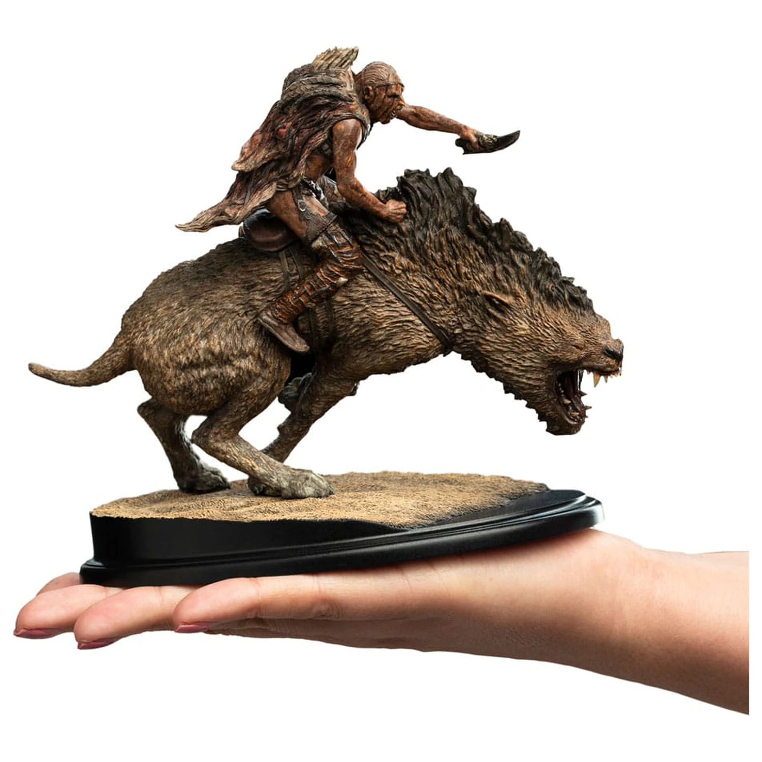Lord of the Rings Mini socha Sharkû na Warg 18 cm produktová fotografia