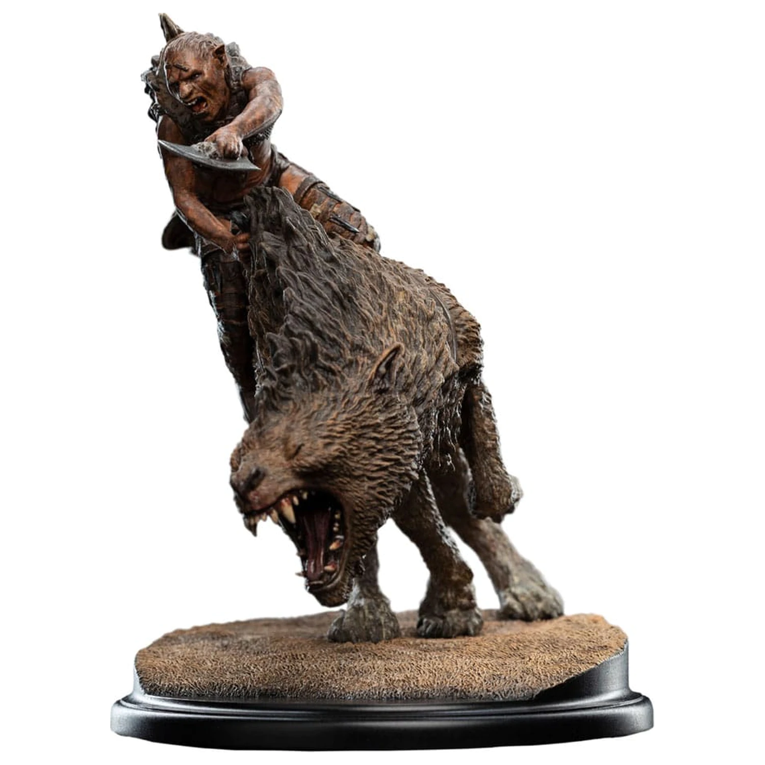 Lord of the Rings Mini socha Sharkû na Warg 18 cm produktová fotografia