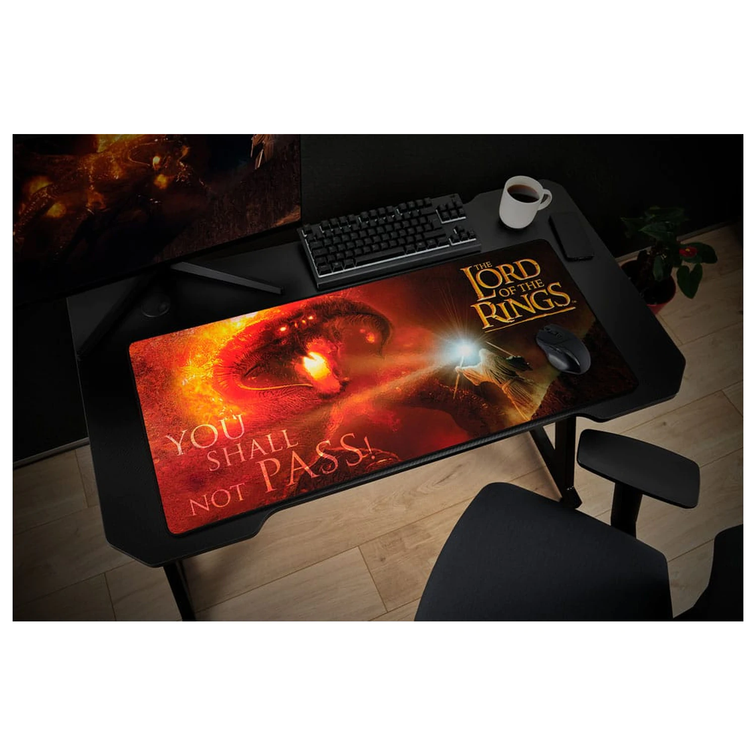 Lord of the Rings Stars XXL podložka na stôl Verzia 2 produktová fotografia