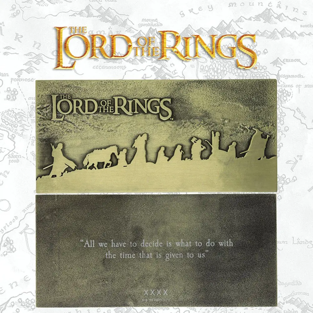 Lord of the Rings The Fellowship Plaque Limited Edition termékfotó