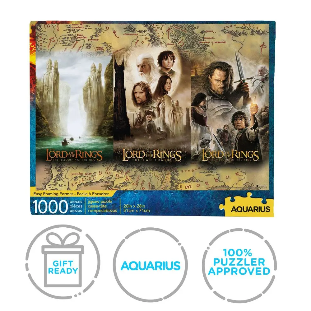 Lord of the Rings Jigsaw Puzzle Triptych (1000 kusov) termékfotó