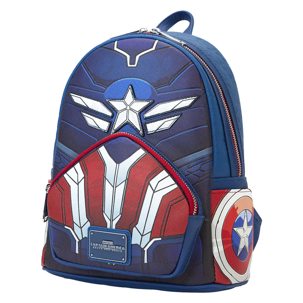 Loungefly Marvel Captain America Brave New World ruksak 26 cm produktová fotografia