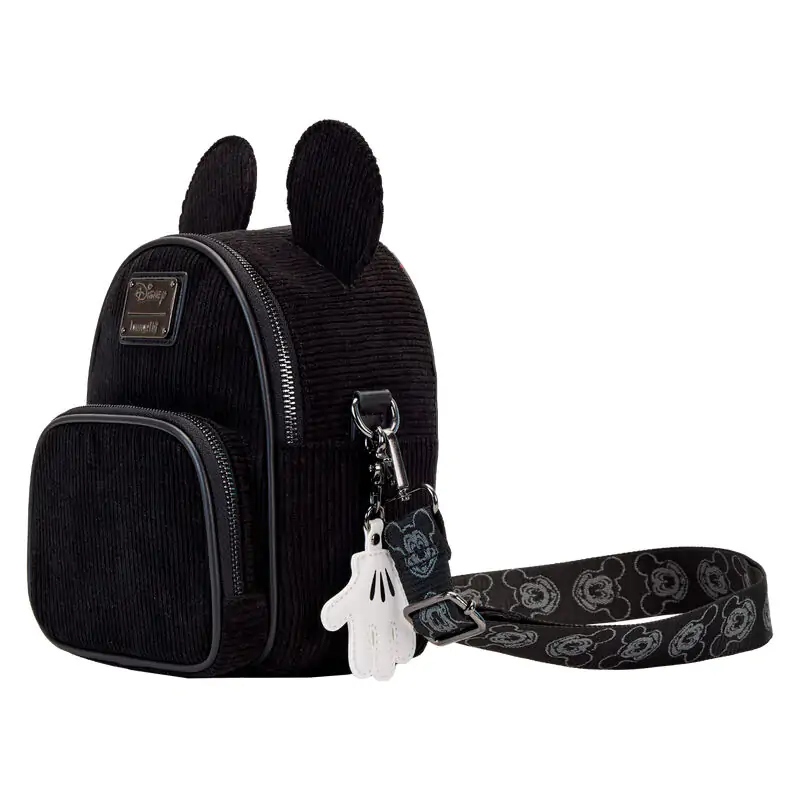 Loungefly Disney 100 Mickey Mouse Classic konvertibilný mini ruksak a crossbody taška 20 cm produktová fotografia