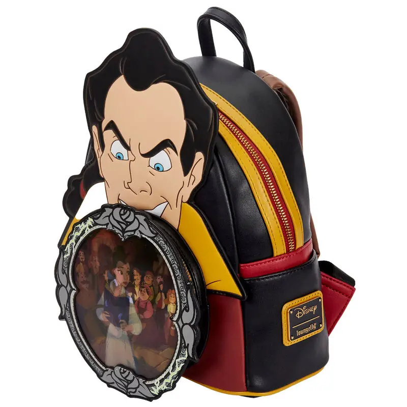 Loungefly Disney Beauty and the Beast Villains Gaston Scene batoh 26 cm termékfotó