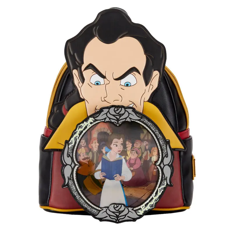 Loungefly Disney Beauty and the Beast Villains Gaston Scene batoh 26 cm termékfotó