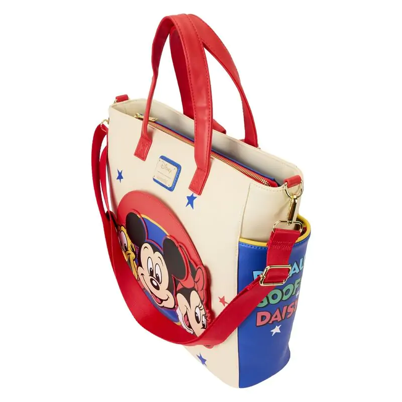 Loungefly Disney Classic Mickey and Friends convertible backpack tote bag (26,5 cm) termékfotó