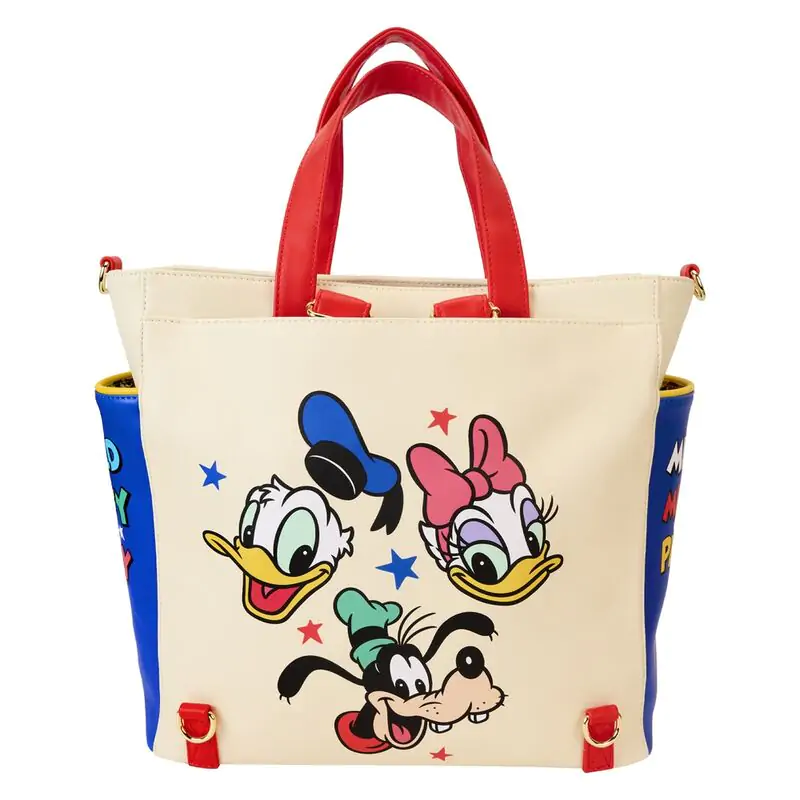 Loungefly Disney Classic Mickey and Friends convertible backpack tote bag (26,5 cm) termékfotó