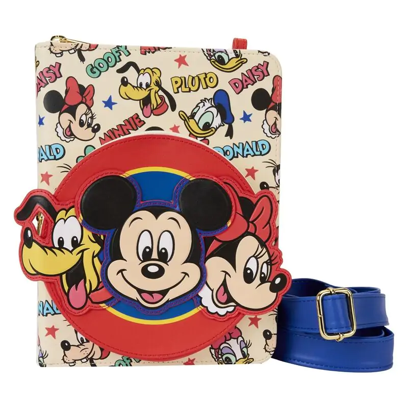 Loungefly Disney Classic Mickey and Friends crossbody zápisník produktová fotografia