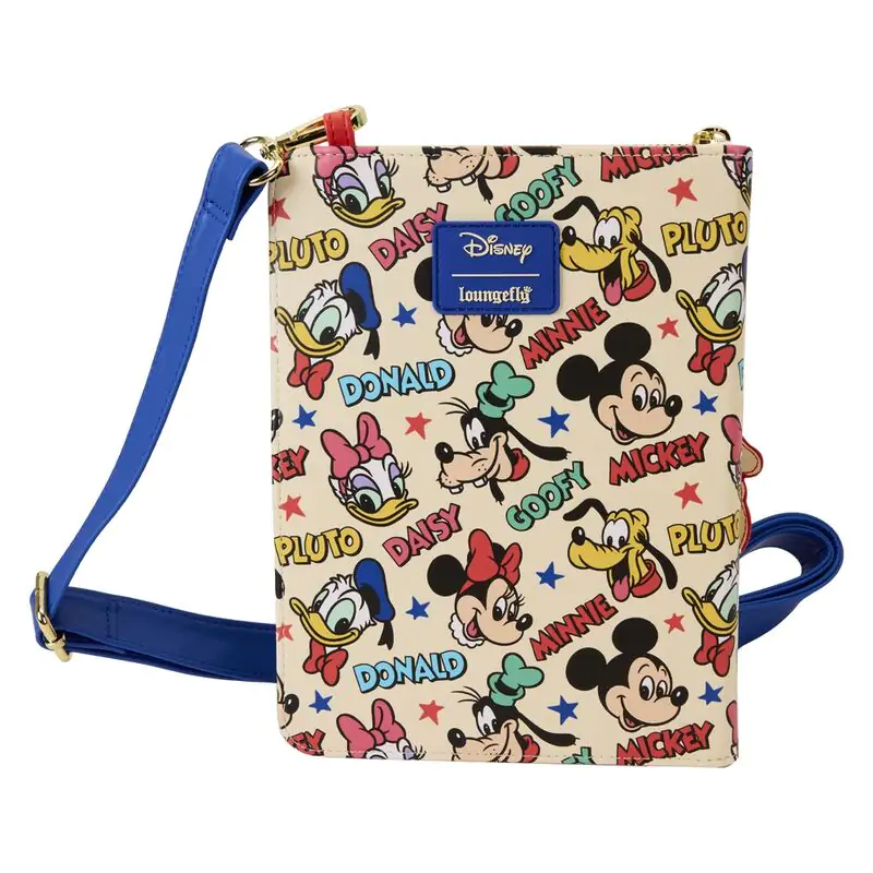 Loungefly Disney Classic Mickey and Friends crossbody zápisník produktová fotografia