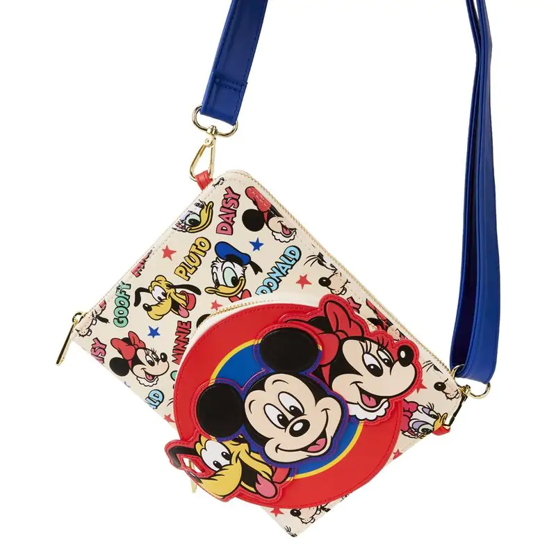 Loungefly Disney Classic Mickey and Friends crossbody zápisník produktová fotografia