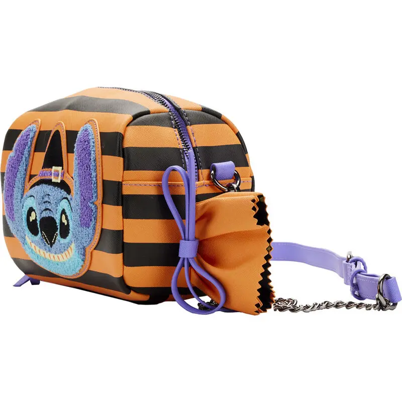 Kabelka cez plece Disney by Loungefly Crossbody Lilo and Stitch Striped Halloween Candy Wrapper termékfotó