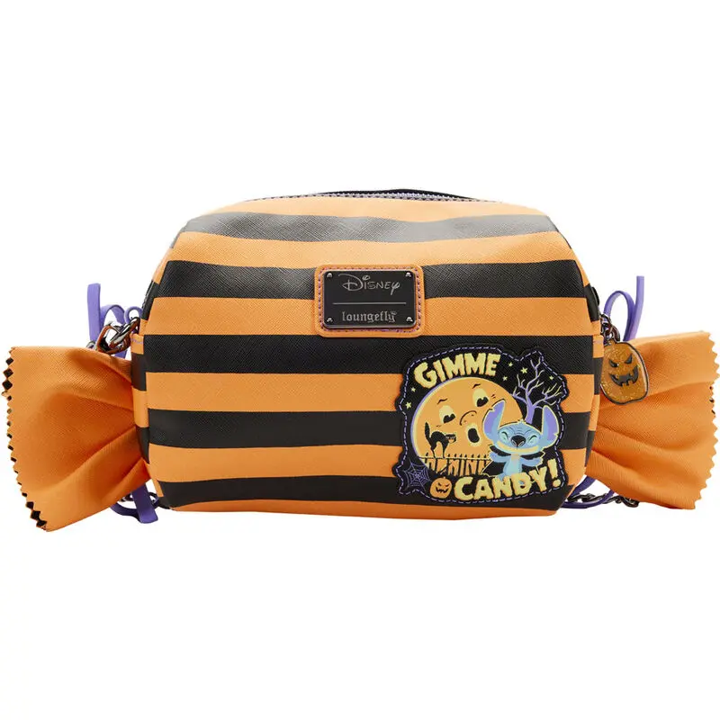 Kabelka cez plece Disney by Loungefly Crossbody Lilo and Stitch Striped Halloween Candy Wrapper termékfotó