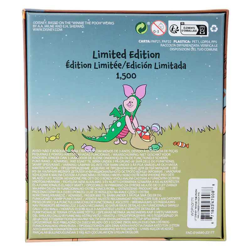 Loungefly Disney Winnie the Pooh Halloween Costume odznak produktová fotografia