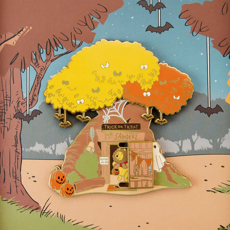 Loungefly Disney Winnie the Pooh Halloween Costume odznak produktová fotografia