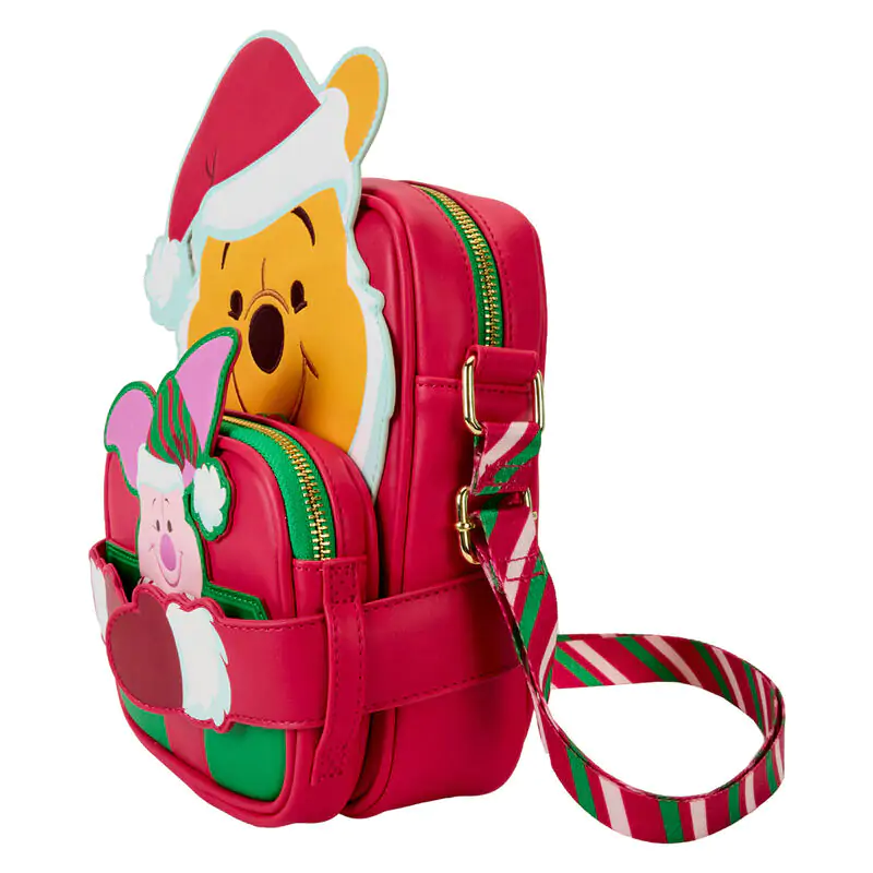 Loungefly Disney Winnie the Pooh Santa Pooh ramenná taška produktová fotografia