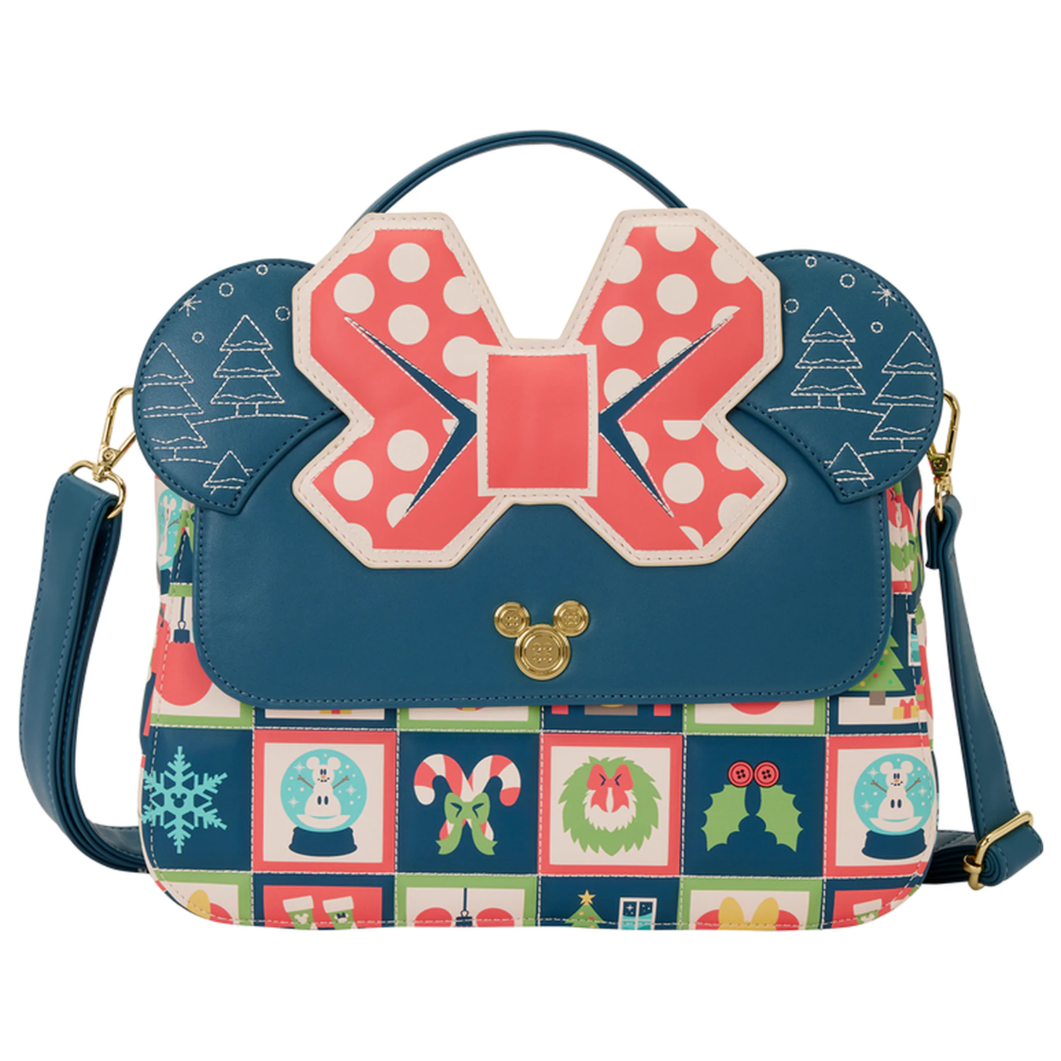 Loungefly Disney Mickey Holiday taška cez rameno produktová fotografia
