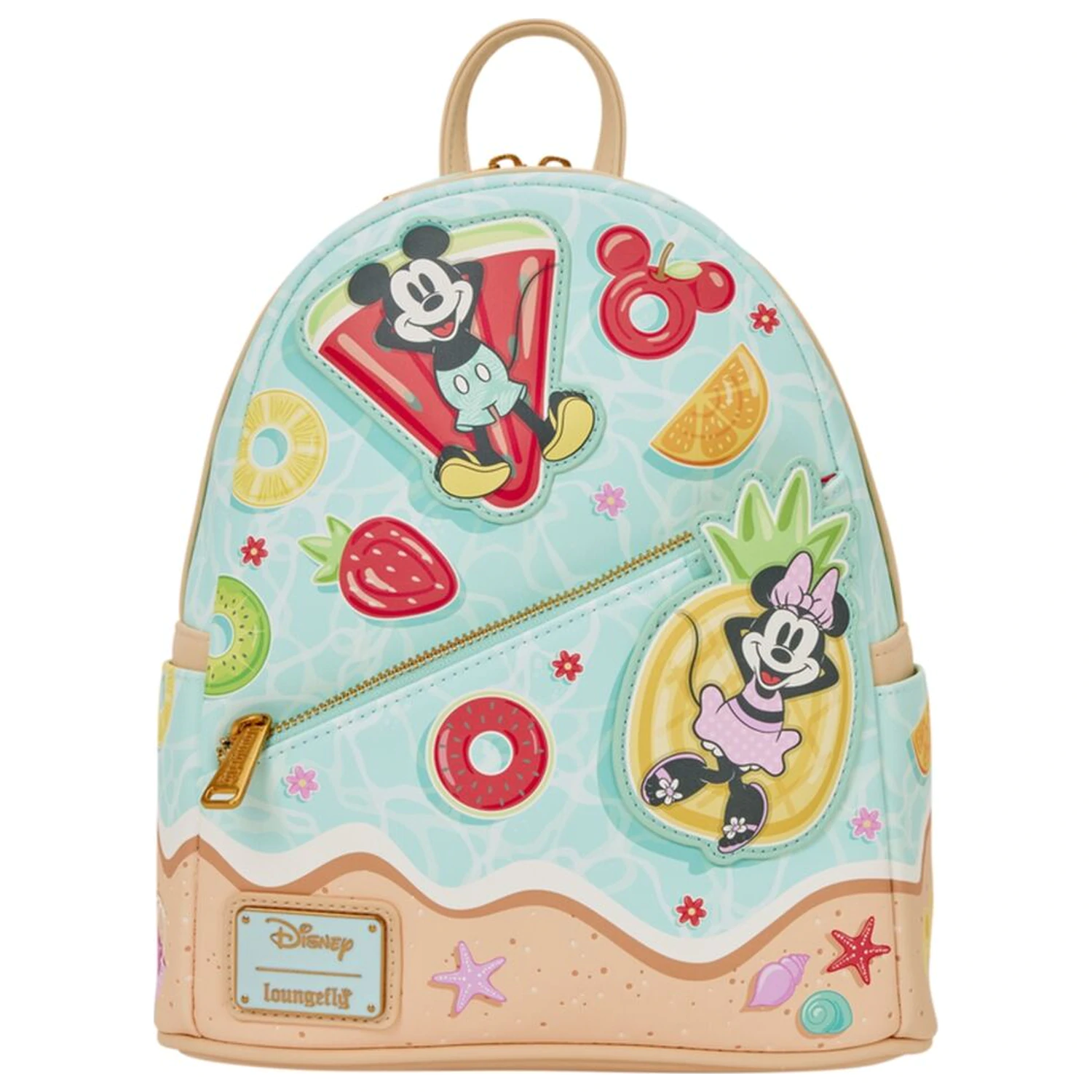 Loungefly Disney Mickey & Minnie Beach Fun ruksak 26 cm produktová fotografia