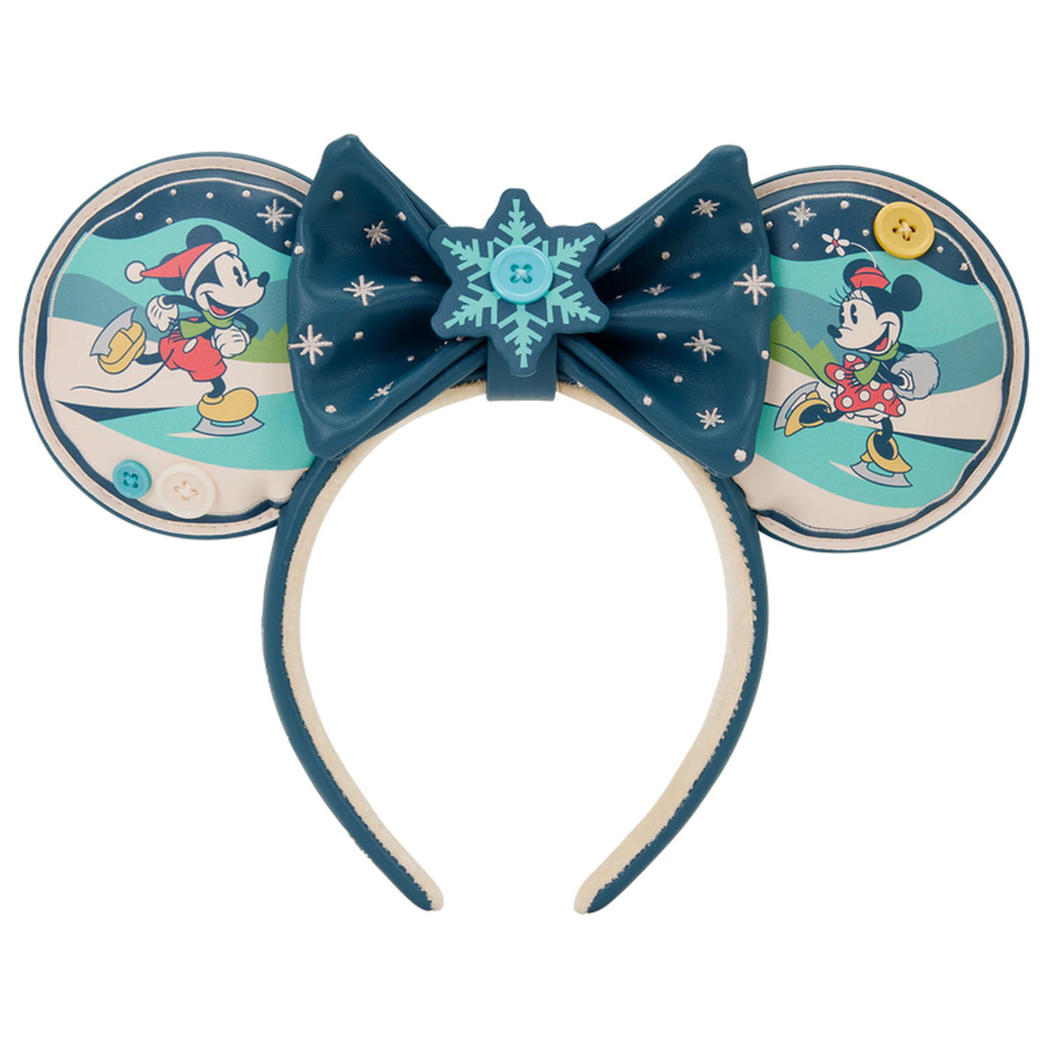 Loungefly Disney Mickey & Minnie Holiday čelenka produktová fotografia