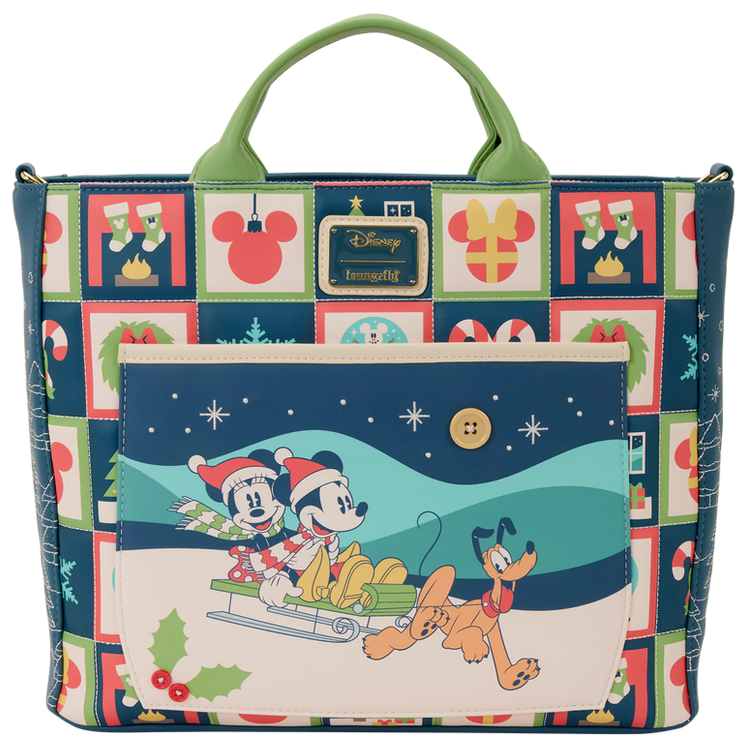 Loungefly Disney Mickey & Minnie Holiday taška produktová fotografia