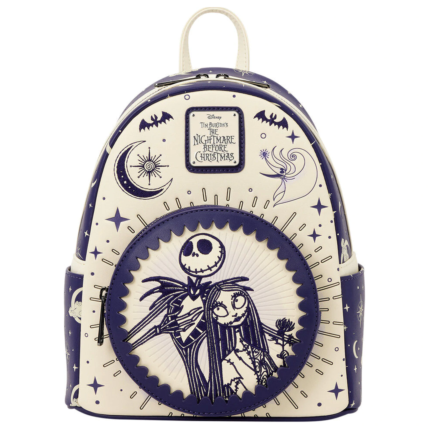 Loungefly Disney Nightmare Before Christmas Jack Skellington & Sally Night Sky batoh 26cm produktová fotografia