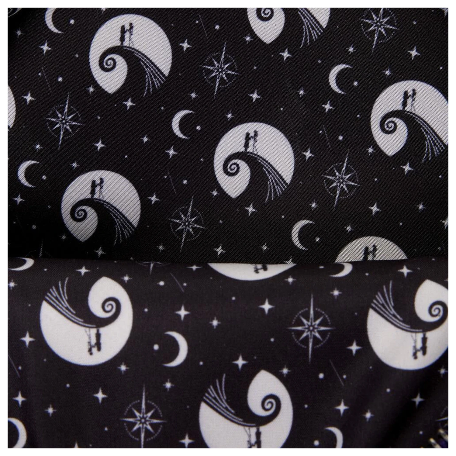 Loungefly Disney Nightmare Before Christmas Jack Skellington & Sally Night Sky batoh 26cm produktová fotografia