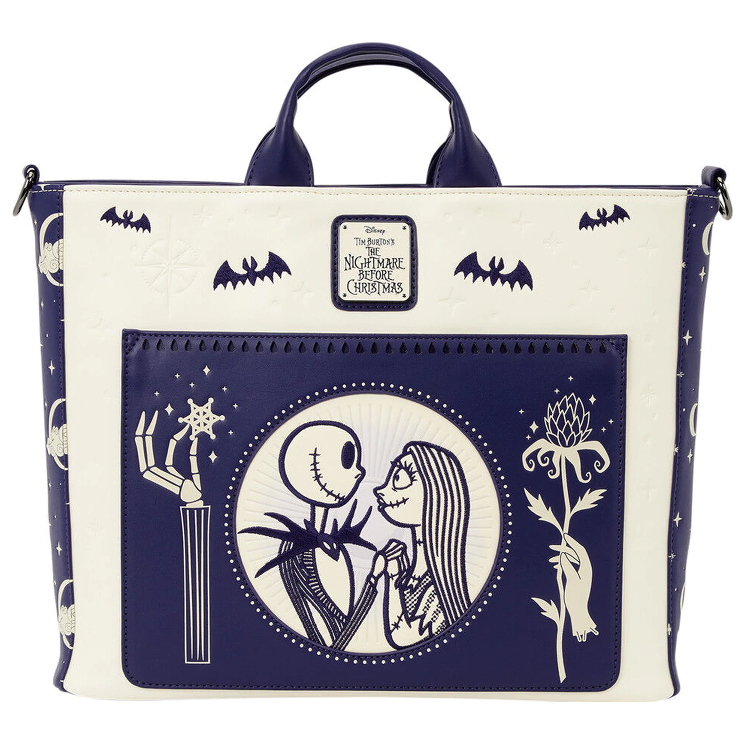Loungefly Disney Nightmare Before Christmas Jack Skellington & Sally Night ruksak taška produktová fotografia