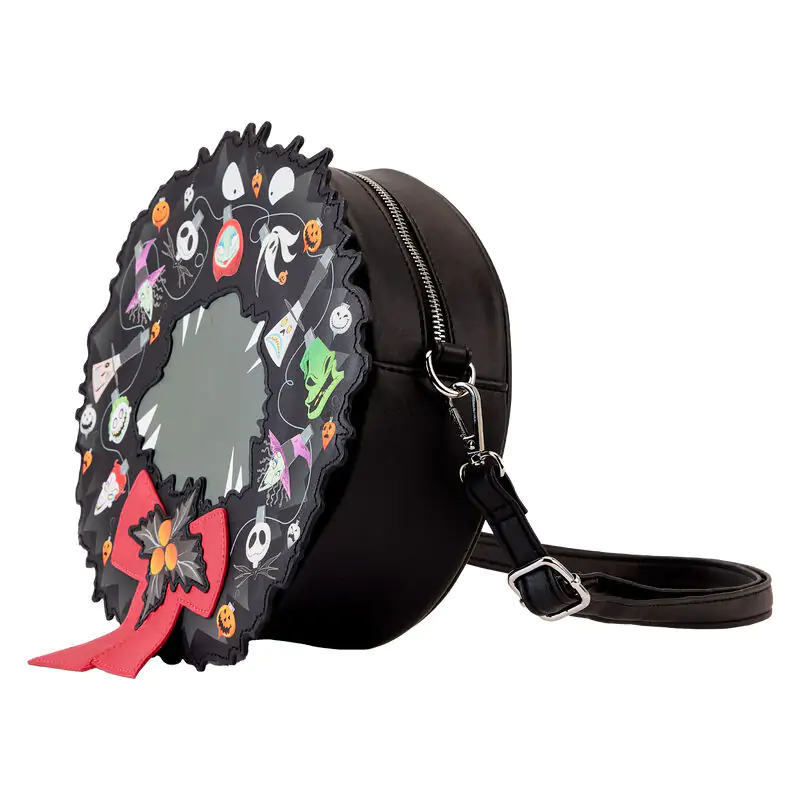 Loungefly Disney Nightmare Before Christmas Wreath String Lights Glow crossbody taška 23 cm termékfotó