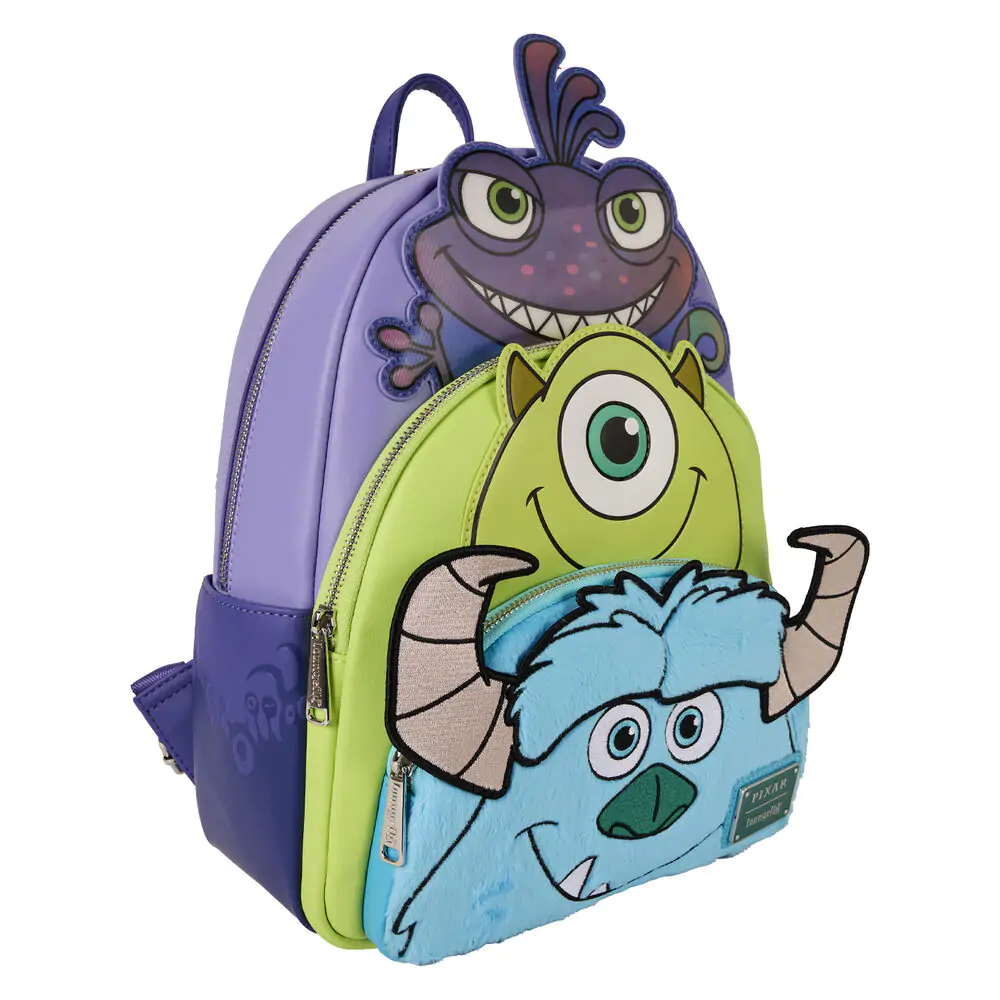 Loungefly Disney Pixar Monsters INC Mike Sully and Randall ruksak 31 cm produktová fotografia