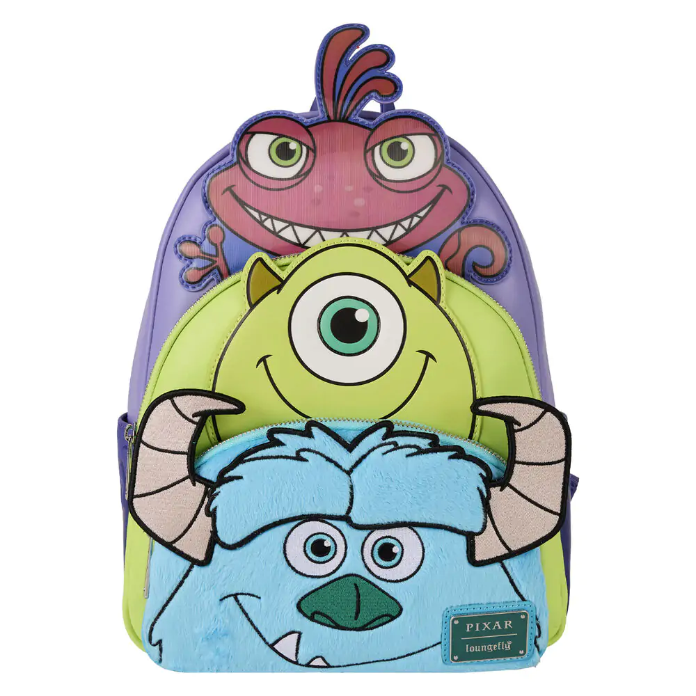 Loungefly Disney Pixar Monsters INC Mike Sully and Randall ruksak 31 cm produktová fotografia