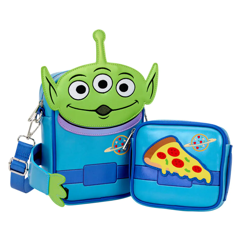 Loungefly Disney Pixar Toy Story 30th Anniversary Aliens taška cez rameno produktová fotografia