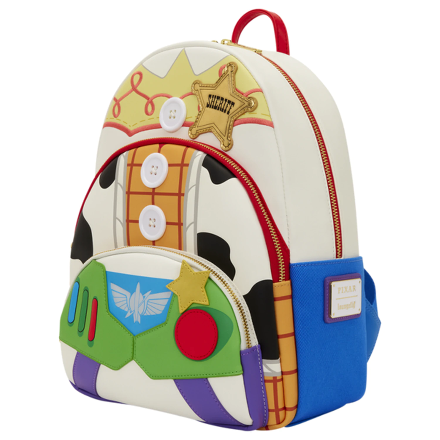 Loungefly Disney Pixar Toy Story 5 Jessie, Woody & Buzz Lightyear ruksak 31 cm produktová fotografia