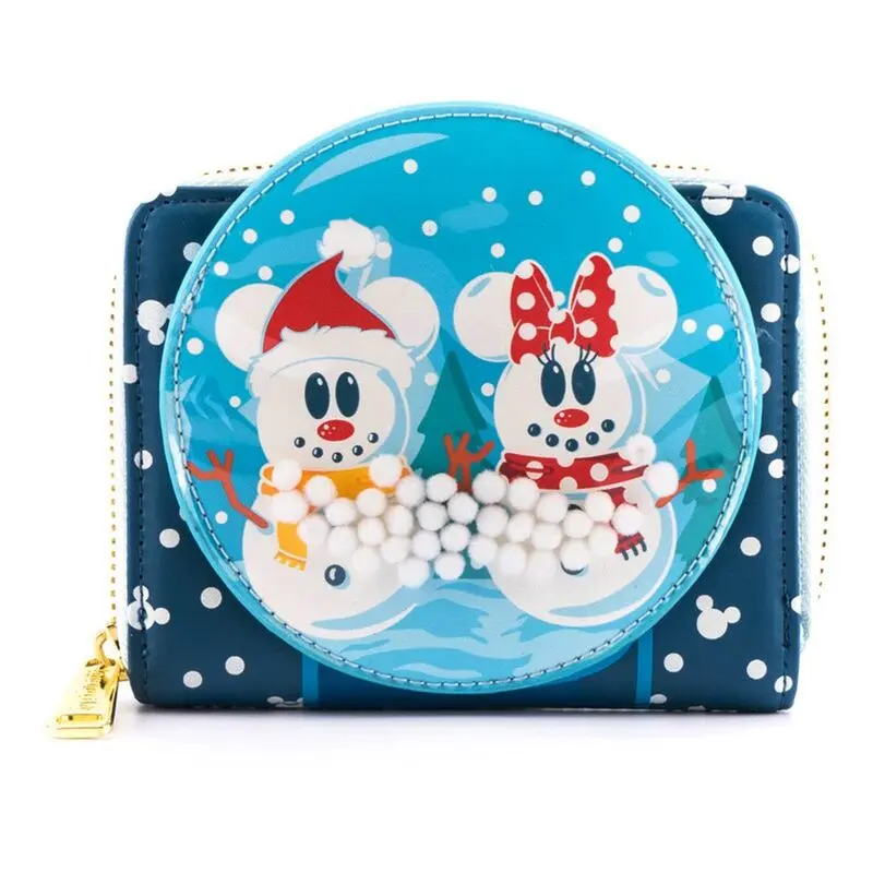 Disney by Loungefly Peňaženka Snowman Minnie & Mickey Snow Globe termékfotó