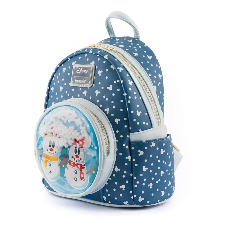 Disney by Loungefly Ruksak Snowman Minnie & Mickey Snow Globe produktová fotografia