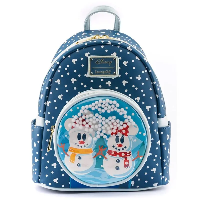 Disney by Loungefly Ruksak Snowman Minnie & Mickey Snow Globe produktová fotografia