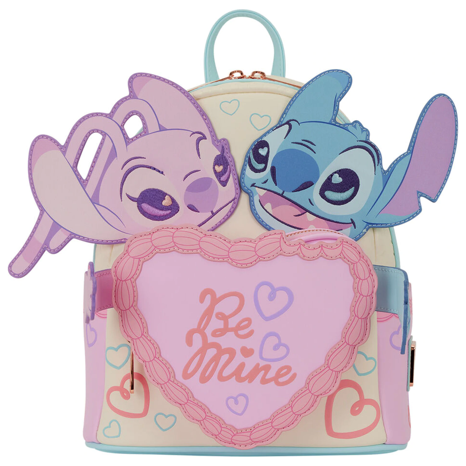 Loungefly Disney Stitch & Angel Be Mine batoh produktová fotografia